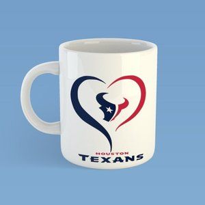 NFL Heart Favorite NFL Football Team Sport Mug of Your Favorite Team